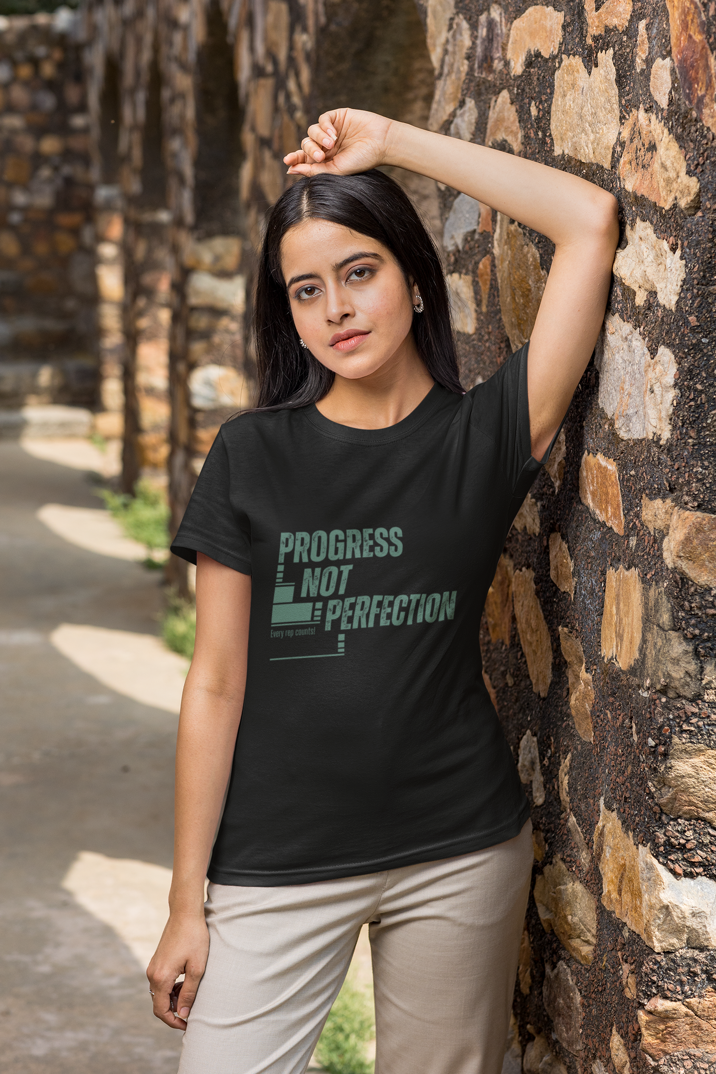 Progress Not Perfection Women's Softstyle Tee