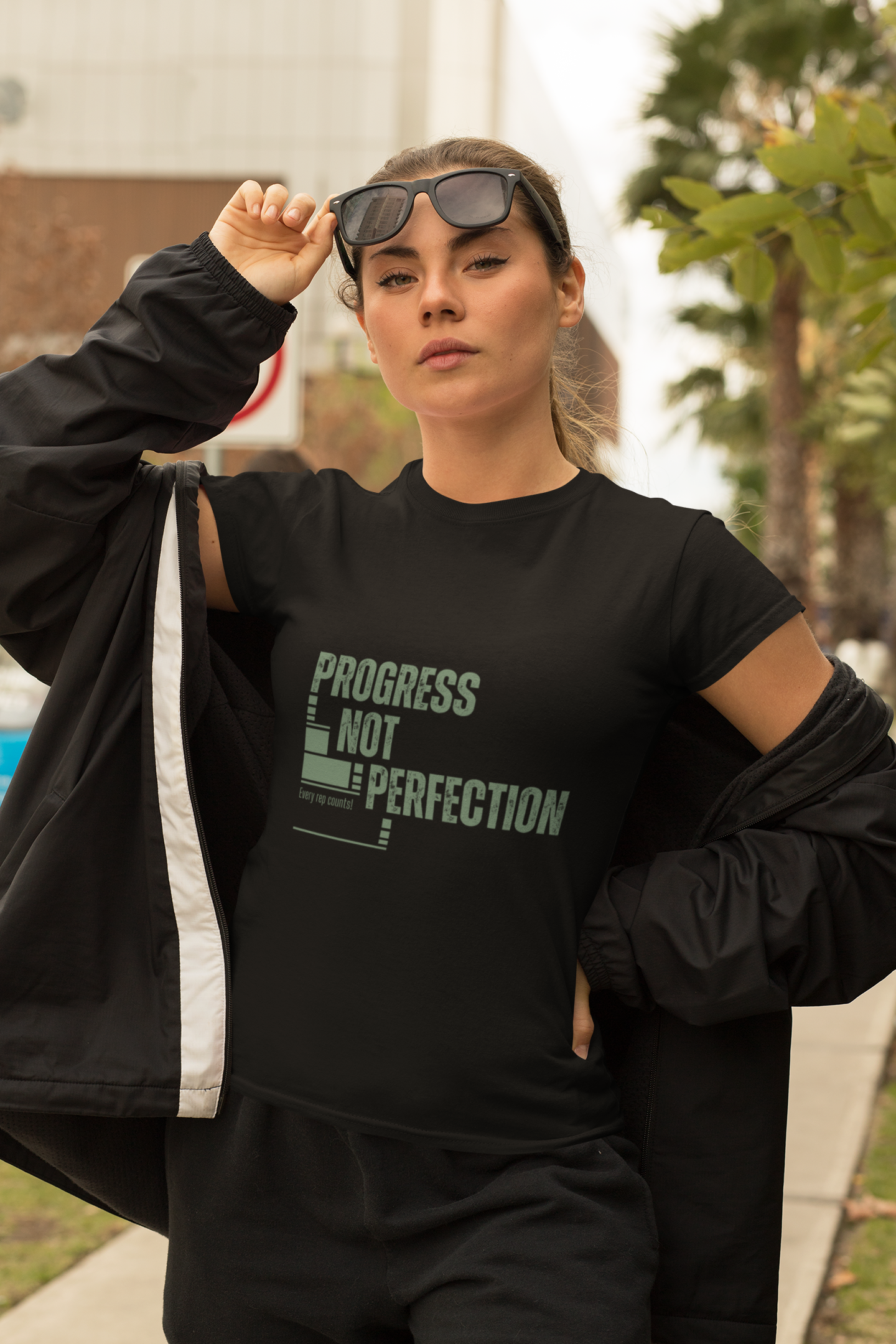 Progress Not Perfection Women's Softstyle Tee